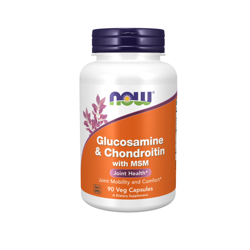 Glucosamine Chondroitin & MSM, 90 kaps.-Nivelten hyvinvointi-NOW® Foods-Aminopörssi