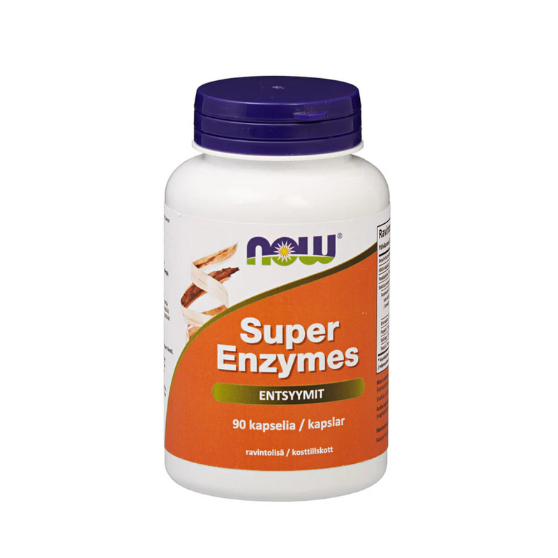 Super Enzymes, 90 kaps.-Entsyymi-NOW® Foods-Aminopörssi