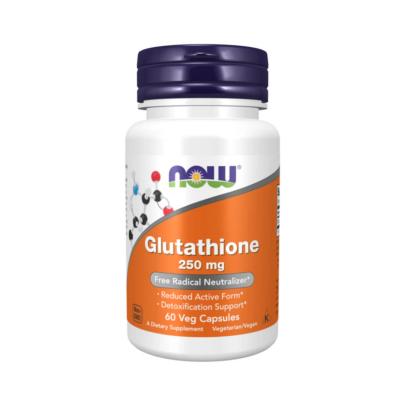 Glutathione 250 mg, 60 kaps.-Glutationi-NOW® Foods-Aminopörssi