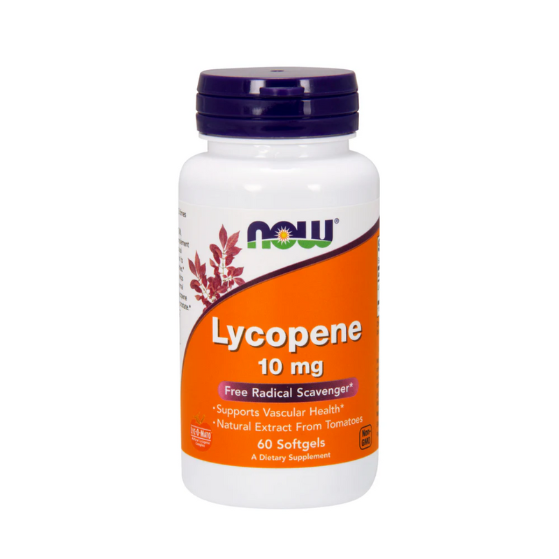 Lycopene 10 mg, 60 kaps.-Lykopeeni-NOW® Foods-Aminopörssi