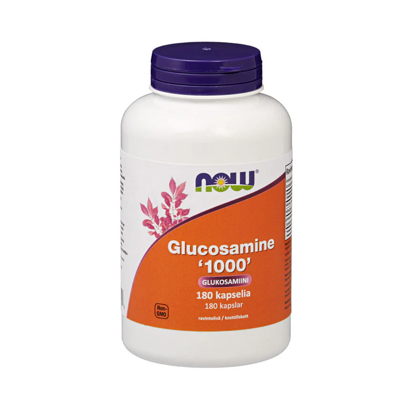 Glucosamine 1000mg, 180 kaps.-Glukosamiini-NOW® Foods-Aminopörssi