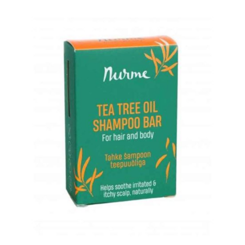 Tea Tree Shampoo Bar, 100 g-Pesuaine-Nurme-Aminopörssi