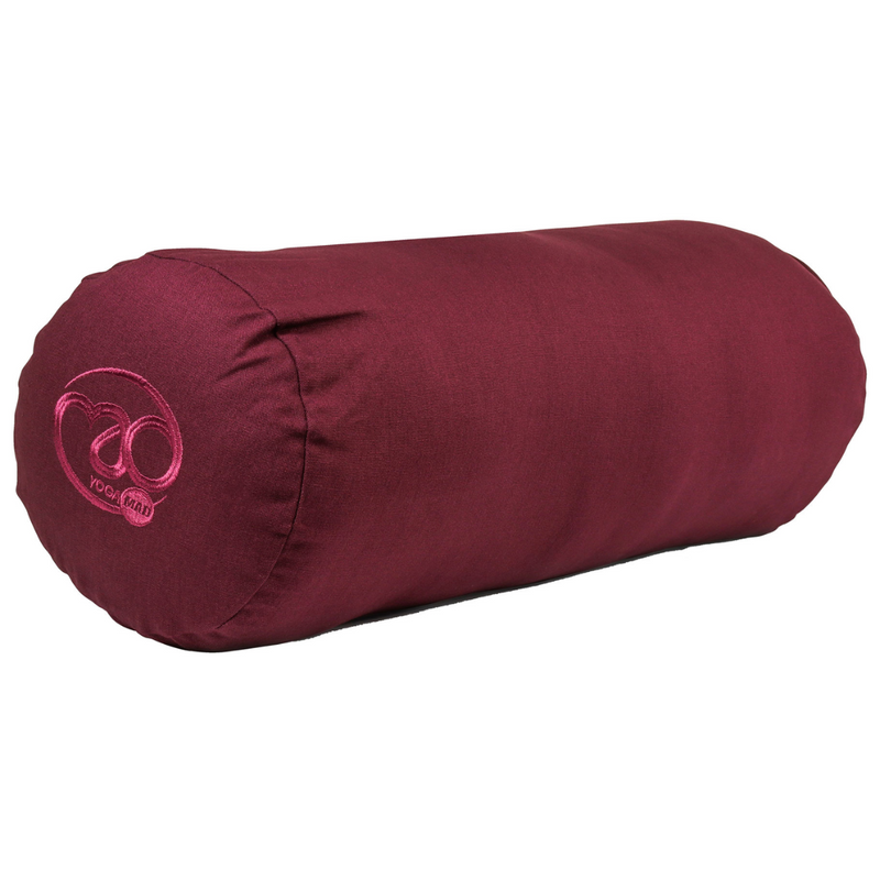 Yoga-Mad Organic Cotton Bolster, Plum-Joogabolsteri-YogaMad-Aminopörssi