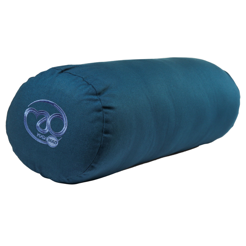 Yoga-Mad Organic Cotton Bolster, Blue-Joogabolsteri-YogaMad-Aminopörssi