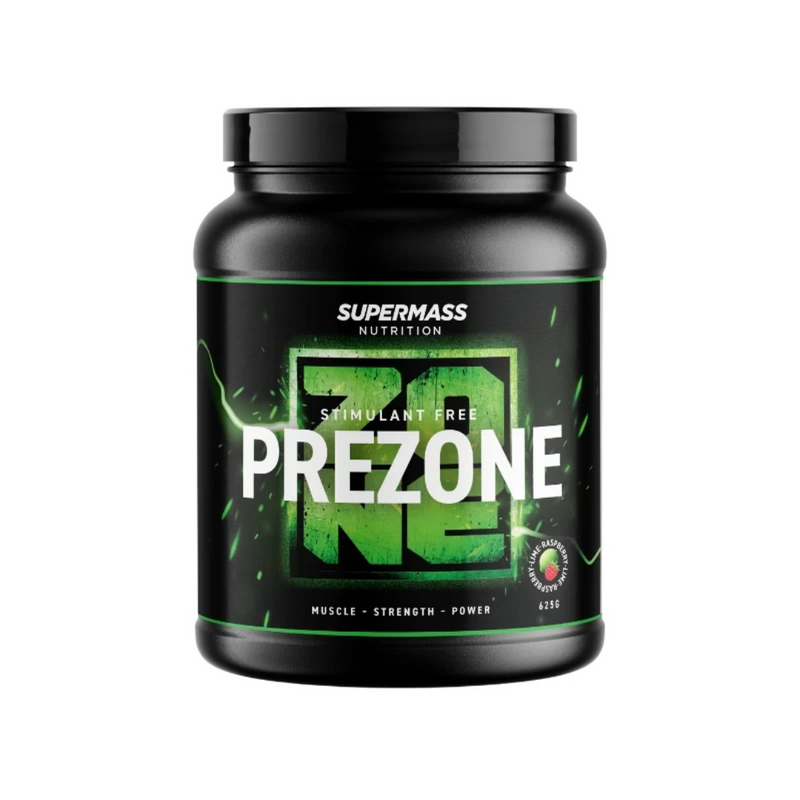 Prezone Stimulant free, 625 g-Pre-Workout-Supermass Nutrition-Raspberry-Lime-Aminopörssi