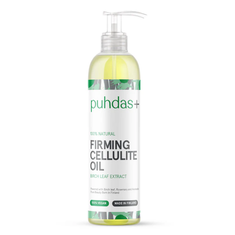 Firming Cellulite Oil, selluliittivoide 200 ml-Kosteusvoide-Puhdas+-Aminopörssi