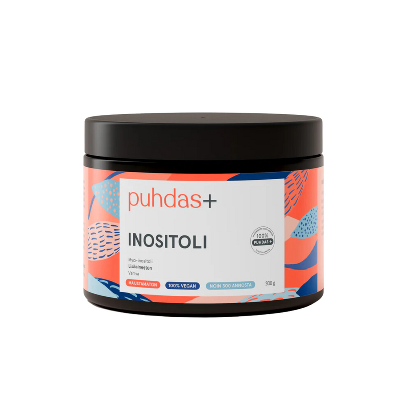 Inositoli, 200 g-Inositoli-Puhdas+-Aminopörssi