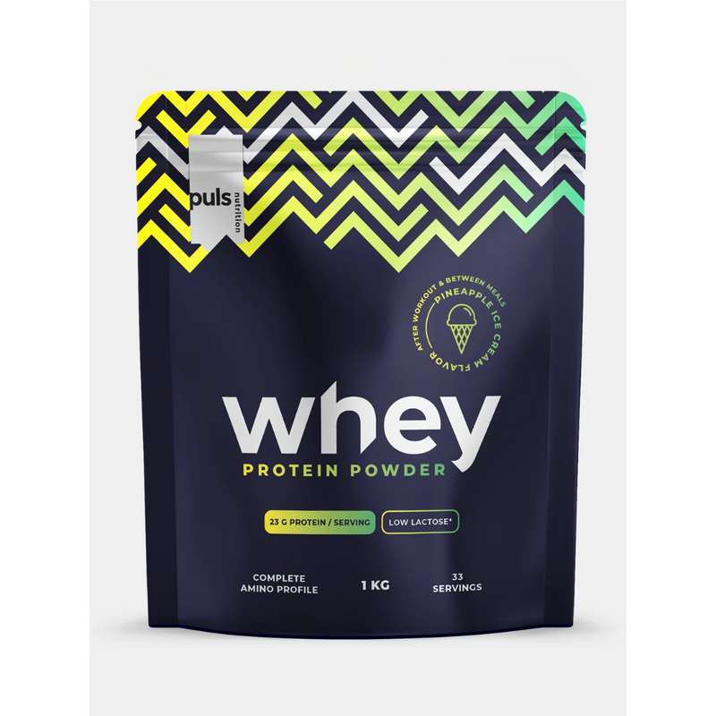 Whey protein powder low-lactose, 1 kg-Herakonsentraatti-PULS-Pineapple Ice Cream-Aminopörssi