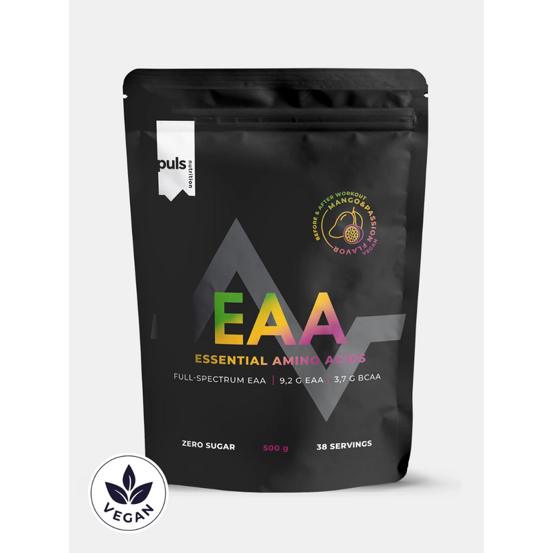 EAA, 500 g-EAA-PULS-Mango Passion-Aminopörssi