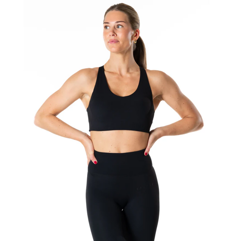 Clean High Support Sports Bra, Black-Naisten urheiluliivit-Relode-XS-Aminopörssi