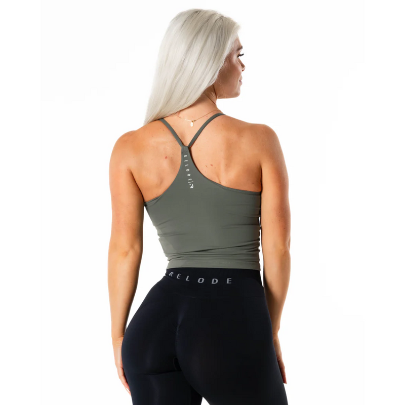 Core Singlet Top, gray green-Naisten lyhythihaiset ja topit-Relode-XS-Aminopörssi