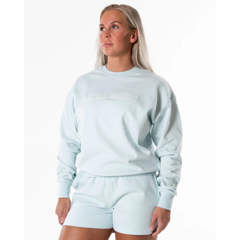 Classic Sweatshirt, light blue-Naisten pitkähihaiset ja hupparit-Relode-S-Aminopörssi