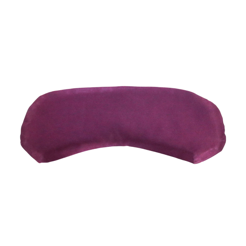 Satin Yoga Eye Pillow, burgundy-Jooga-YogaMad-Aminopörssi