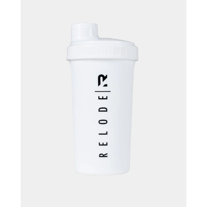 Shaker, 700 ml White-Muovipullo-Relode-Aminopörssi