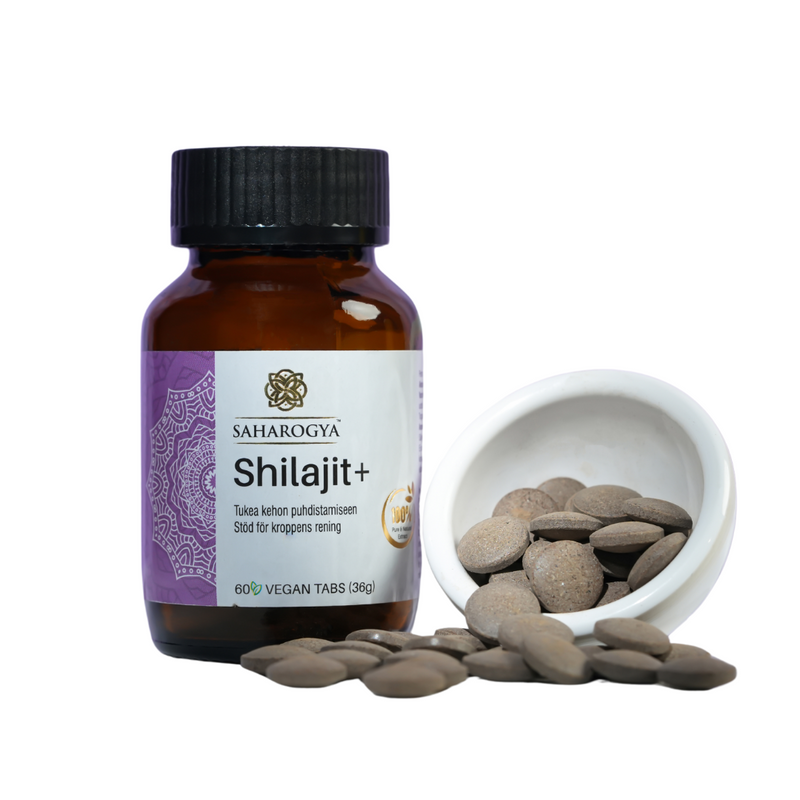 Shilajit Uutekapseli, 60 kaps.-Shilajit-Saharogya-Aminopörssi