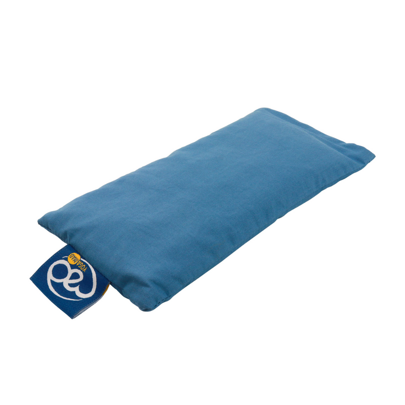 Organic Cotton Yoga Eye Pillow, Blue-Jooga-YogaMad-Aminopörssi