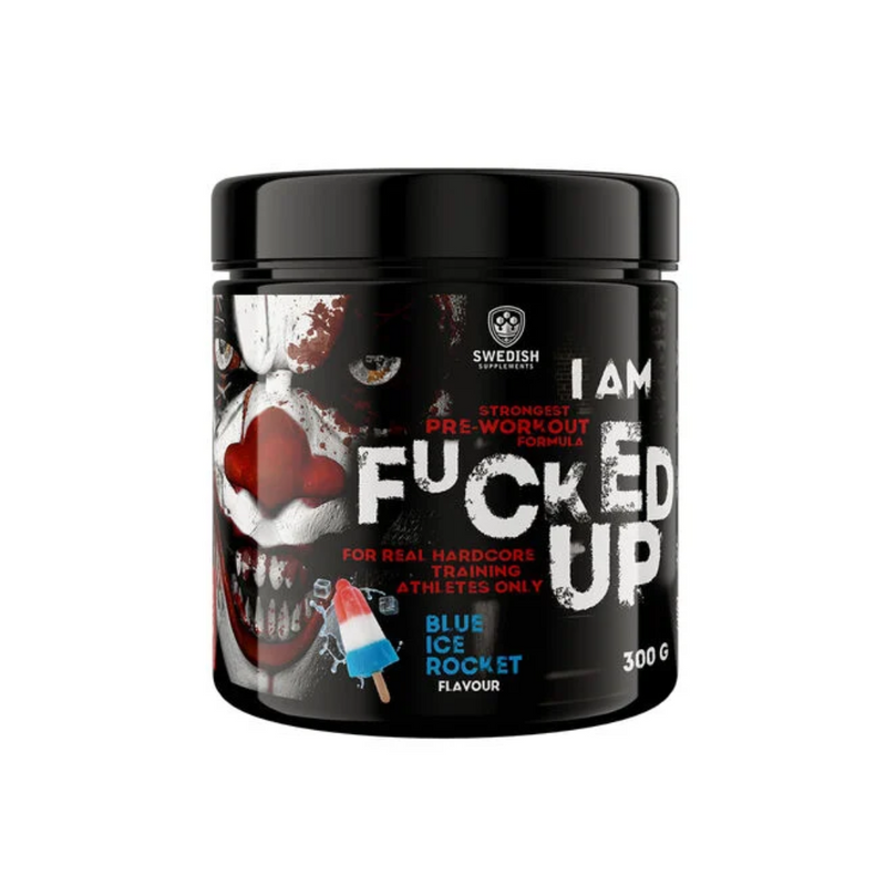 F-cked Up Joker Edition, 300 g-Pre-Workout-Swedish Supplements-Blue Ice Rocket-Aminopörssi