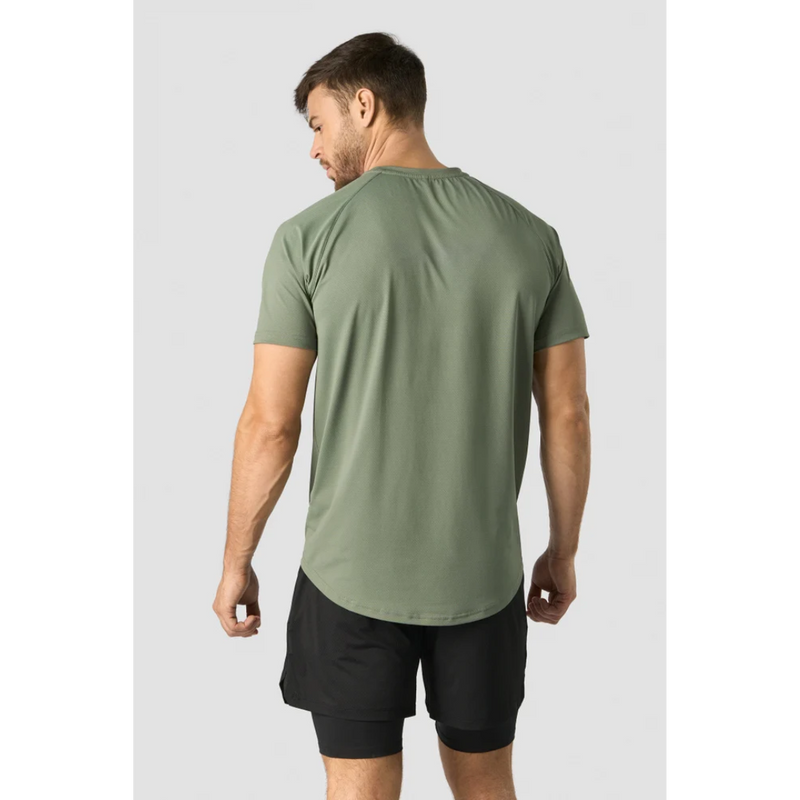 Stride Raglan T-shirt Men Green-Miesten T-paita-ICANIWILL-M-Aminopörssi