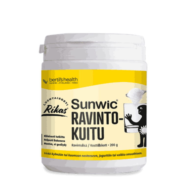 Sunwic Ravintokuitu, 200g-Kuitu-Bertil’s Health-Aminopörssi