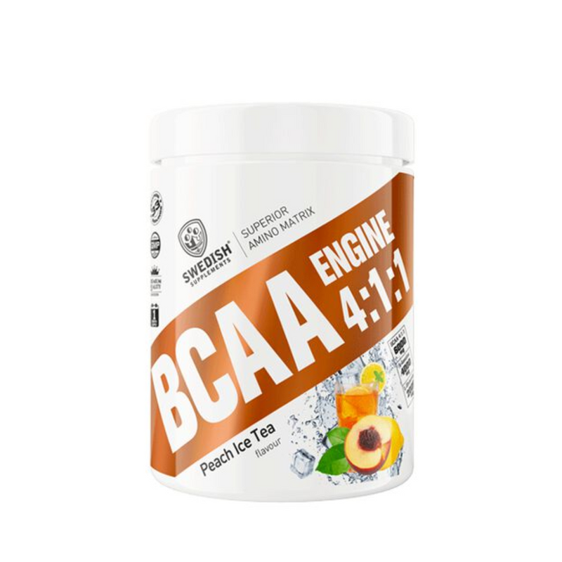 BCAA Engine, 400 g-BCAA-Swedish Supplements-Peach Ice Tea-Aminopörssi