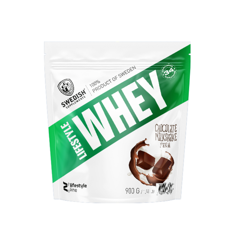 Lifestyle Whey Vanilla Ice (WPC), 900 g-Heraproteiinikonsentraatti-Swedish Supplements-Chocolate Milkshake-Aminopörssi