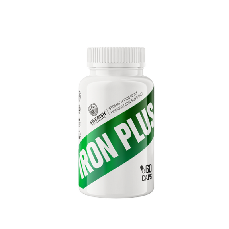 Iron Plus, 60 kaps.-Rauta-Swedish Supplements-Aminopörssi