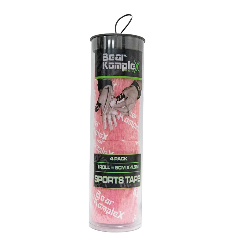 Sports Tape, 4 pack Pink-Urheiluteippi-Bear Komplex-Aminopörssi