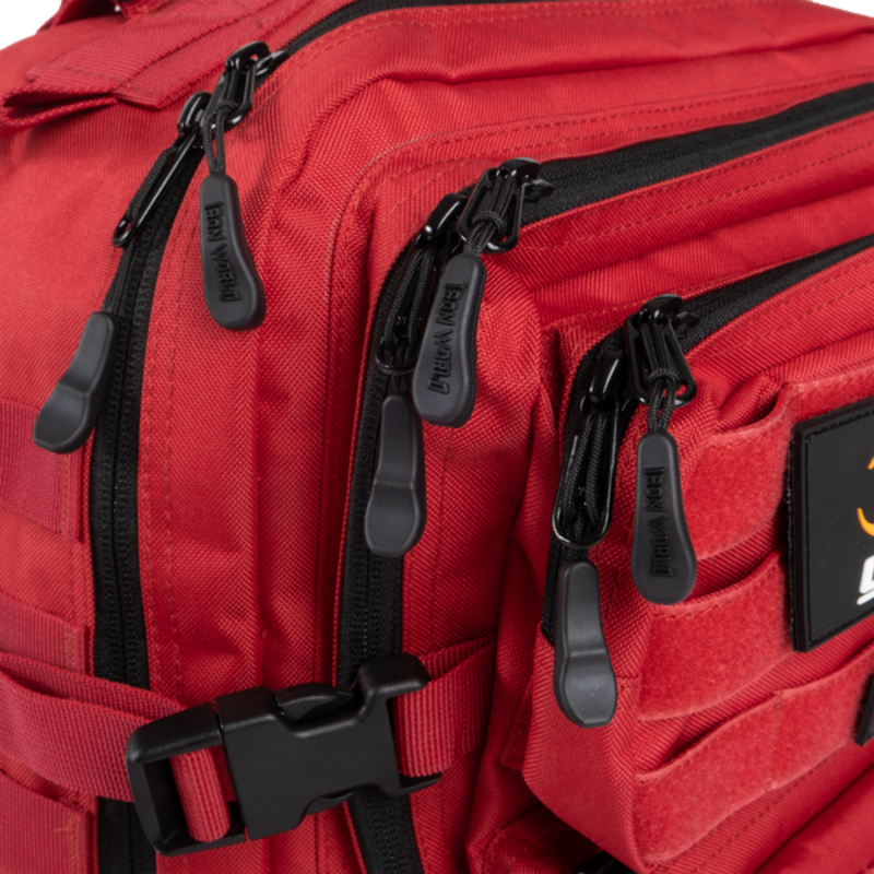 Tactical Backpack, Red 45l-Treenilaukku-Better Bodies-Aminopörssi