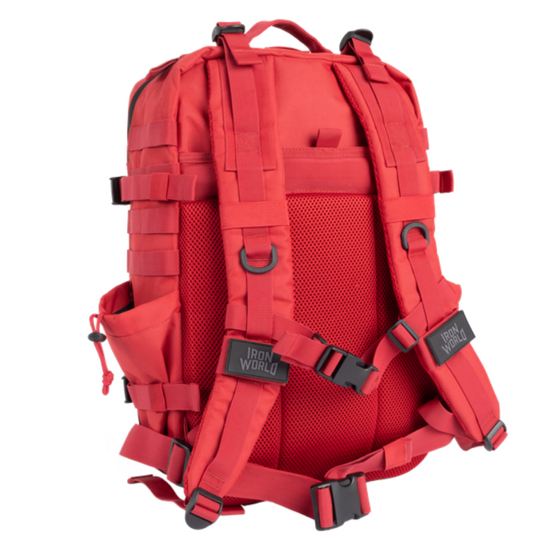 Tactical Backpack, Red 45l-Treenilaukku-Better Bodies-Aminopörssi