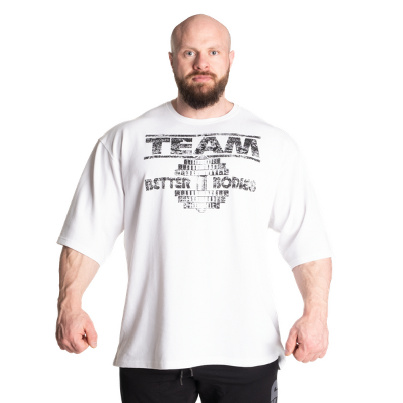 Team Iron Thermal Tee, White-Miesten T-paita-Better Bodies-S-Aminopörssi