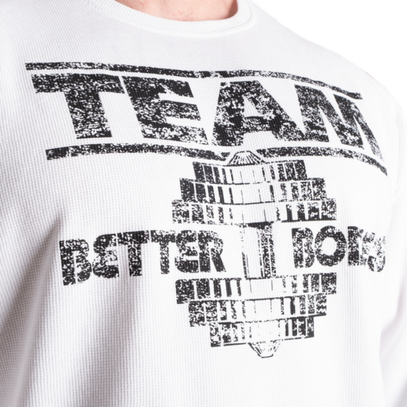 Team Iron Thermal Tee, White-Miesten T-paita-Better Bodies-S-Aminopörssi