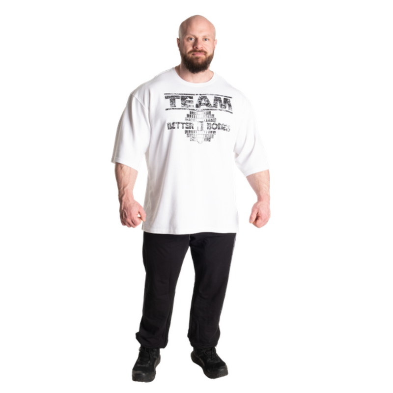 Team Iron Thermal Tee, White-Miesten T-paita-Better Bodies-S-Aminopörssi