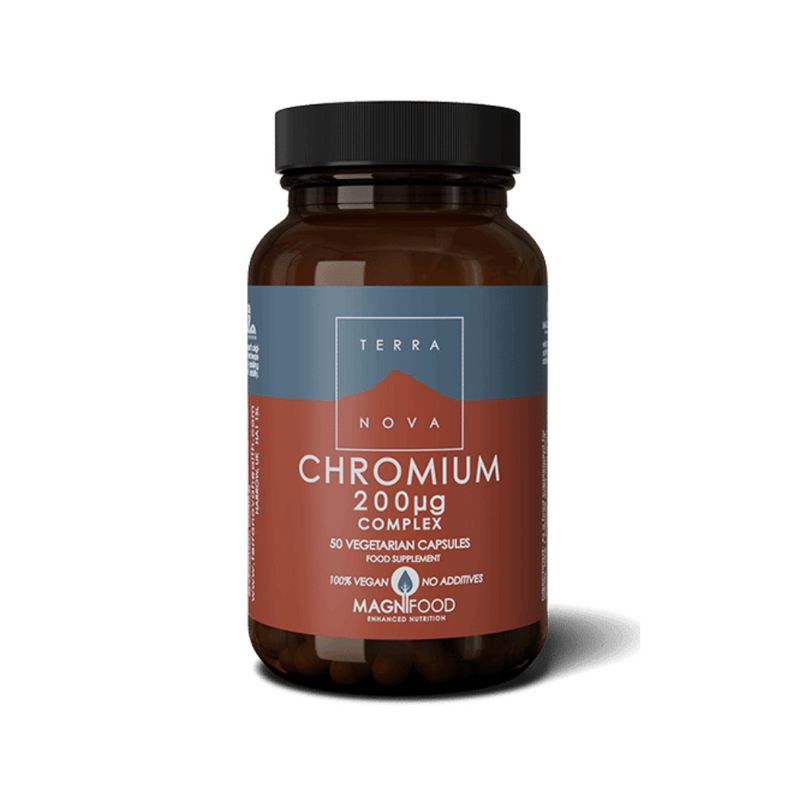 Chromium Complex, 50 kaps.-B-vitamiini-Terranova-Aminopörssi