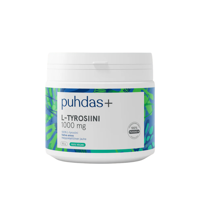 L-Tyrosiini, 150 g-L-Tyrosiini-Puhdas+-Aminopörssi