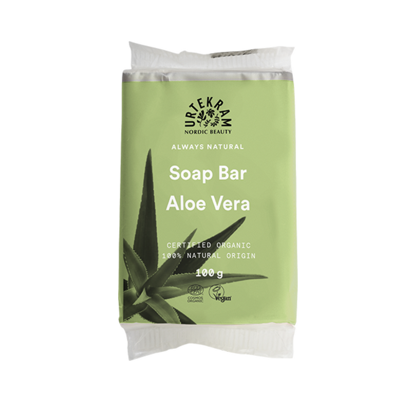 Urtekram Aloe Vera palasaippua, 100 g-Pesuaine-Urtekram-Aminopörssi