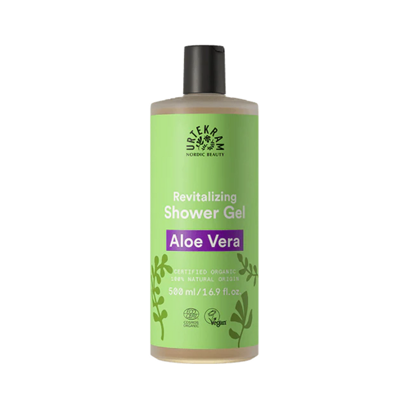 Urtekram Aloe Vera suihkugeeli, 500 ml-Pesuaine-Urtekram-Aminopörssi