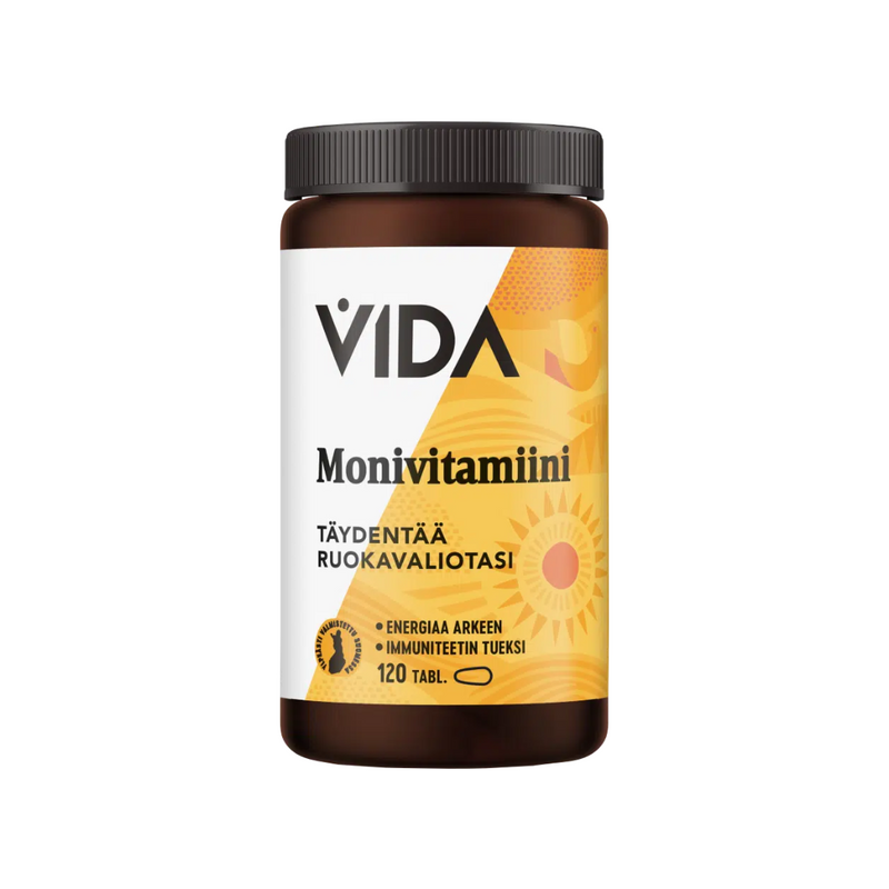 Monivitamiini, 120 tabl.-Monivitamiini-Vida-Aminopörssi