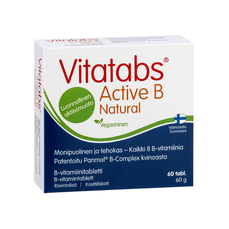 Active B Natural, 60 tabl.-B-vitamiini-Hankintatukku-Aminopörssi