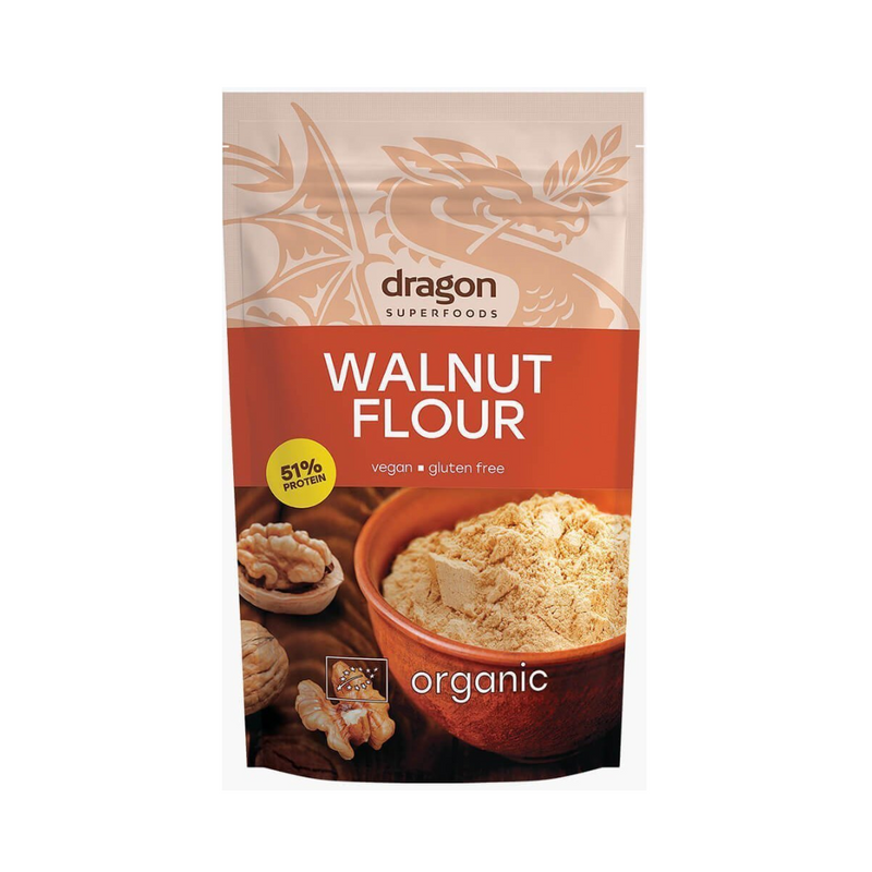 Walnut Flour saksanpähkinäjauho, 200 g-Jauho-Dragon Superfoods-Aminopörssi