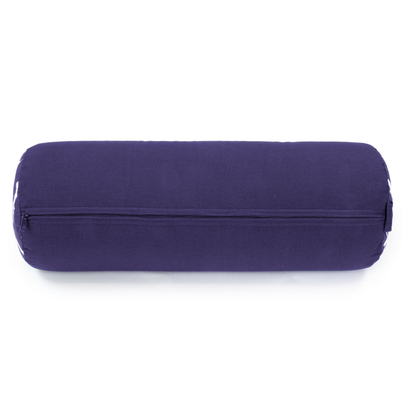 Yoga Bolster, Purple Zigzag-Joogabolsteri-YogaMad-Aminopörssi