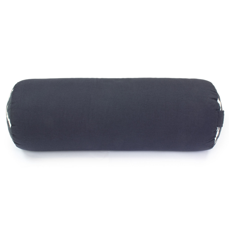 Yoga Bolster, Gray Zigzag-Joogabolsteri-YogaMad-Aminopörssi