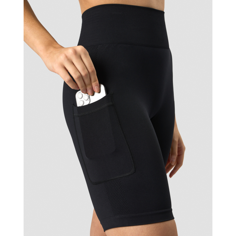 Define Seamless Pocket Biker Shorts Black-Naisten shortsit-ICANIWILL-XS-Aminopörssi