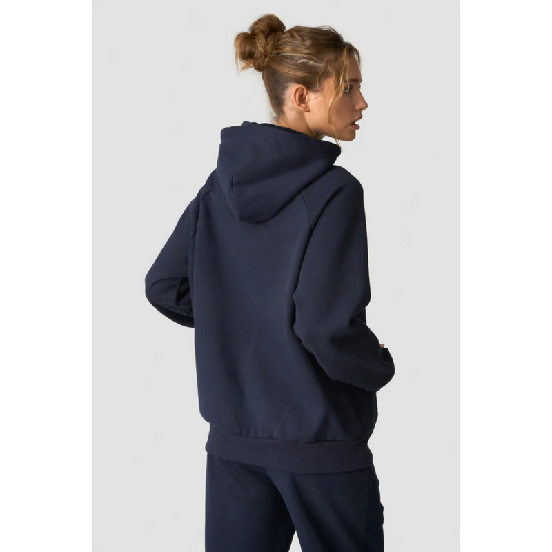 Everyday Zip Hoodie Wmn Navy-Naisten pitkähihaiset ja hupparit-ICANIWILL-S-Aminopörssi