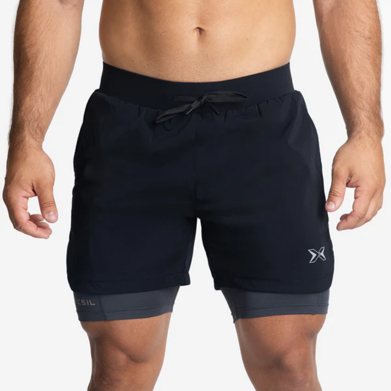 Men's 2 in 1 shorts Moonless-Miesten shortsit-Picsil-S-Aminopörssi