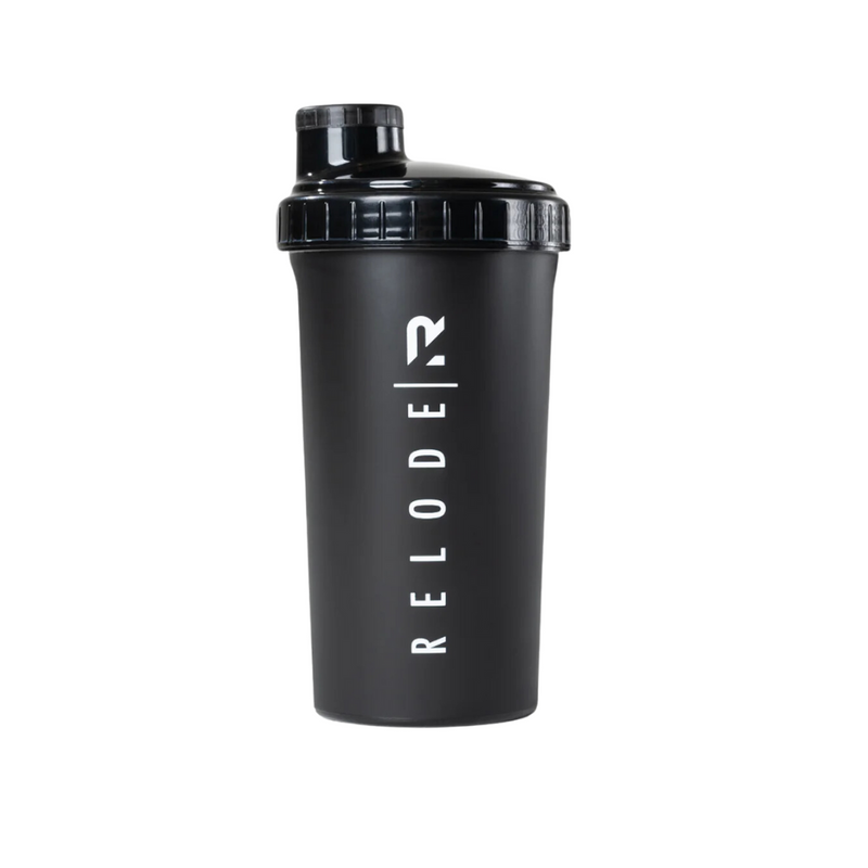 Shaker, 700 ml Black-Muovipullo-Relode-Aminopörssi