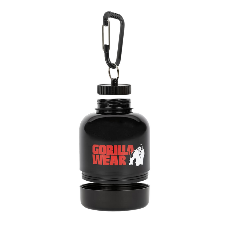 Supplement Funnel Keychain 60 g- Black-Rasiat ja mitat-Gorilla Wear-Aminopörssi