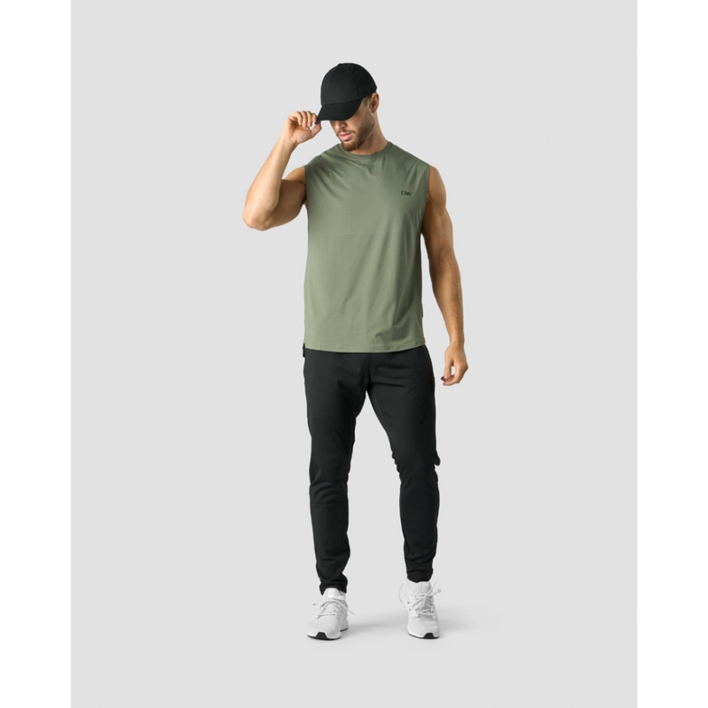 Stride Workout Pants Men Black-Miesten housut-ICANIWILL-S (musta logo)-Aminopörssi